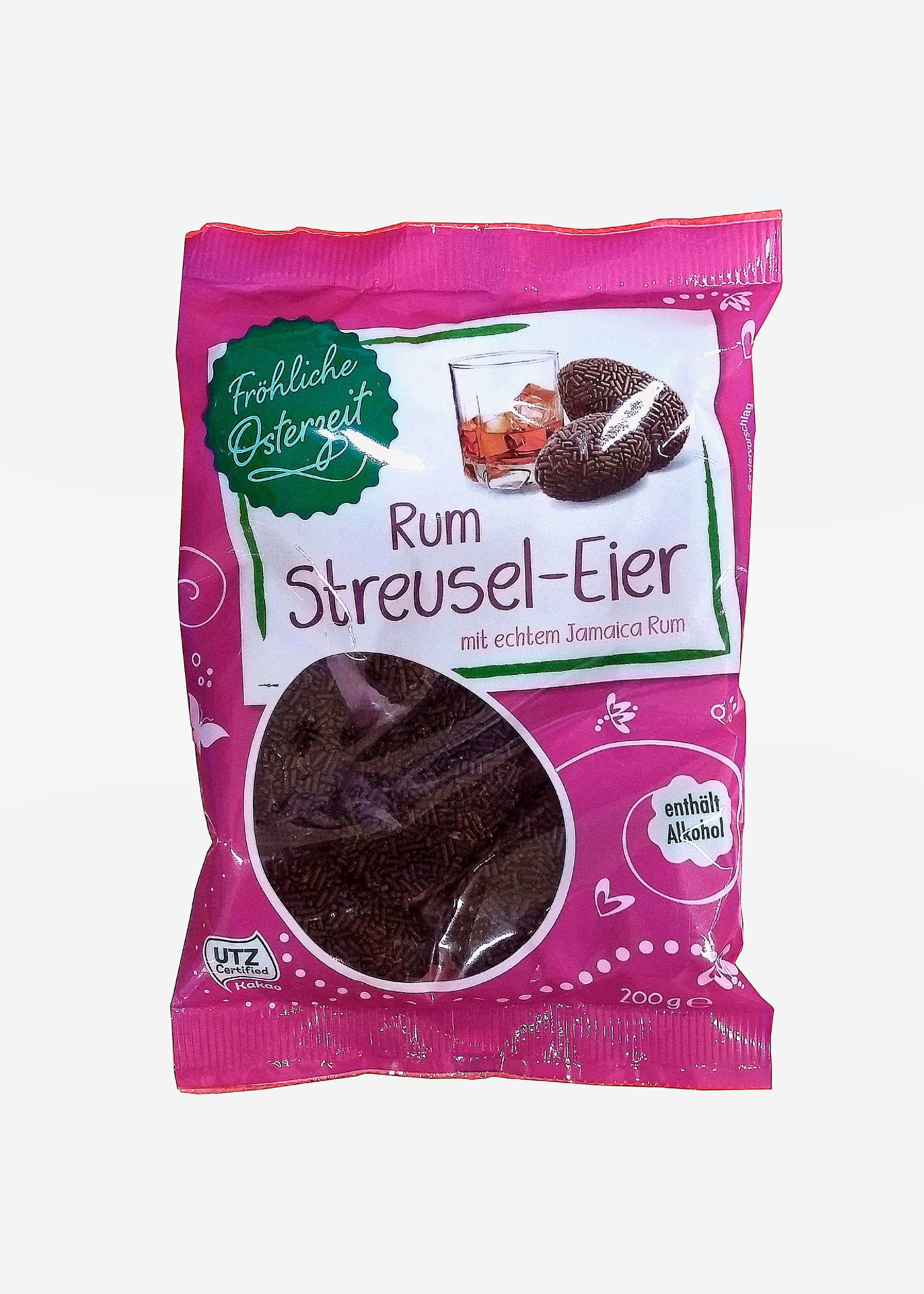 Rum Streusel-Eier