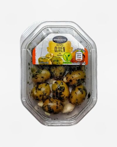 Gefüllte Oliven mit Mandeln